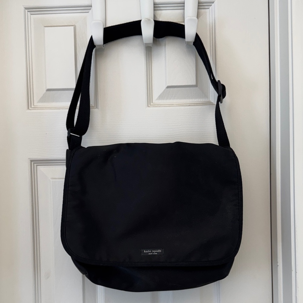Kate Spade Classic Black Messenger Bag